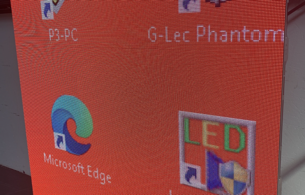 LED Videoscreen 5,80m * 3,40m, 4,6mm Pixelpitch, SGM LS 4.6, gebraucht- top Qualität