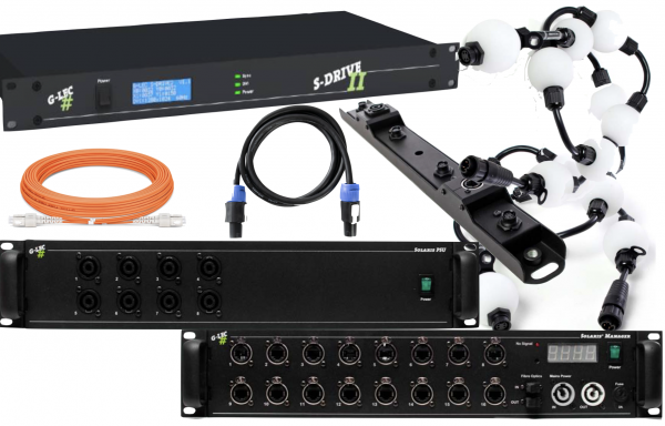 G-LEC / GLP  SOLARIS+ | des kreativ- LED- Vidosystem! Diverse kreative Designs möglich | Komplettsystem in 1A Qualität